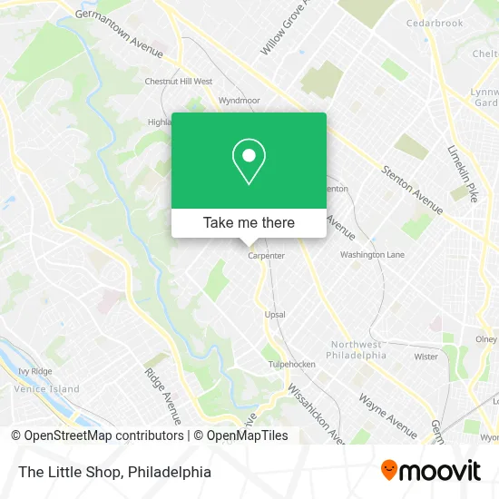 The Little Shop map