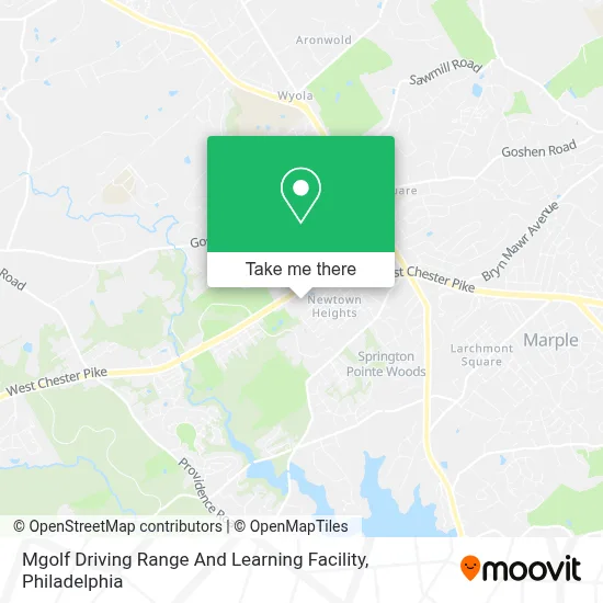 Mgolf Driving Range And Learning Facility map