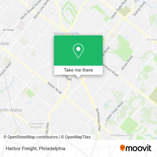 Harbor Freight map