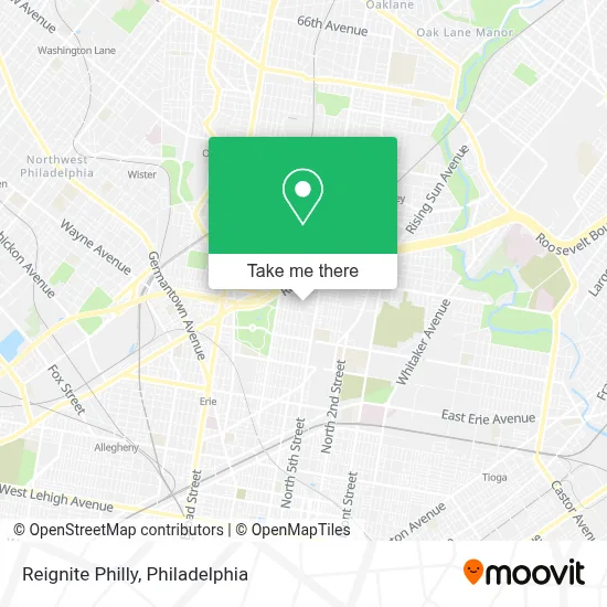 Reignite Philly map