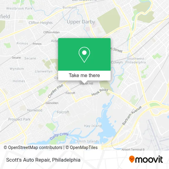 Scott's Auto Repair map