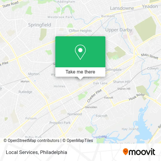 Local Services map