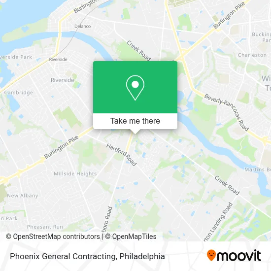 Phoenix General Contracting map