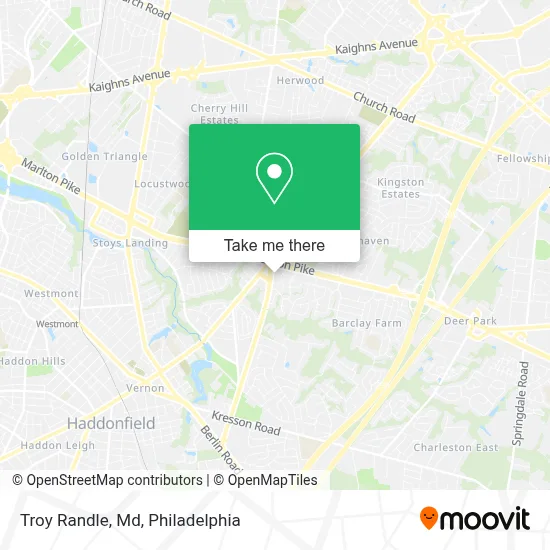 Troy Randle, Md map