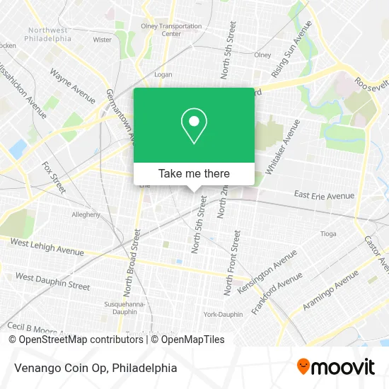 Venango Coin Op map