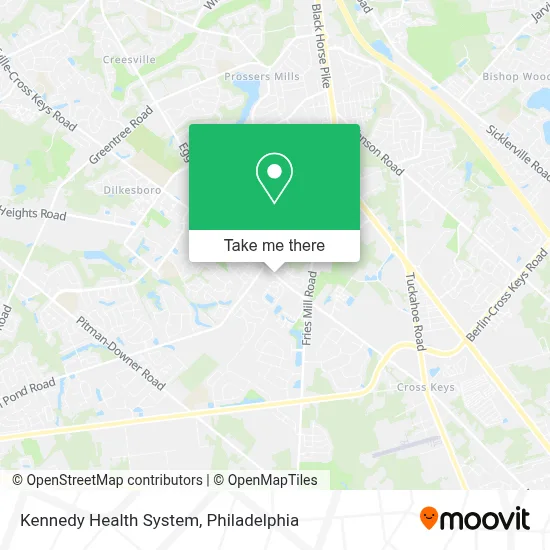 Kennedy Health System map
