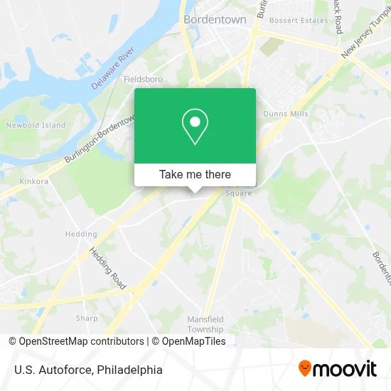 U.S. Autoforce map