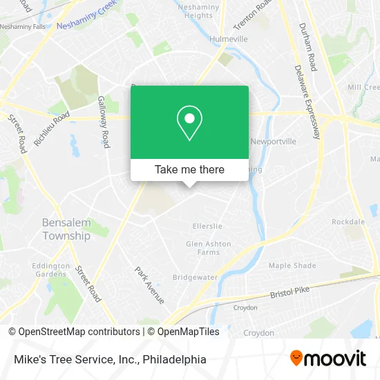 Mike's Tree Service, Inc. map