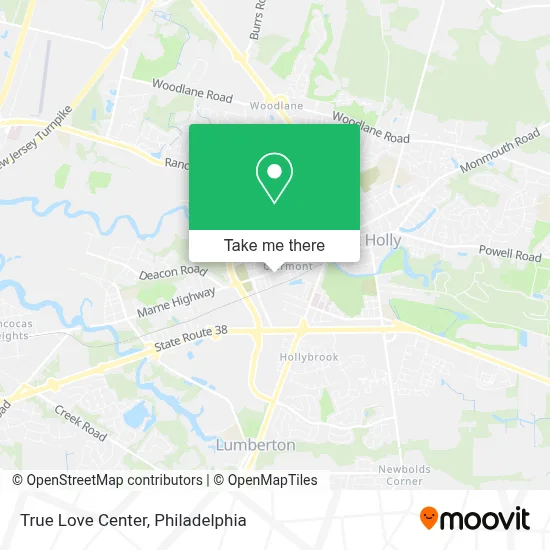 True Love Center map