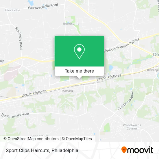 Sport Clips Haircuts map