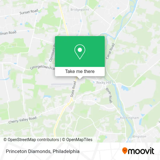 Princeton Diamonds map