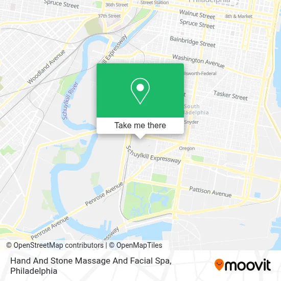 Hand And Stone Massage And Facial Spa map