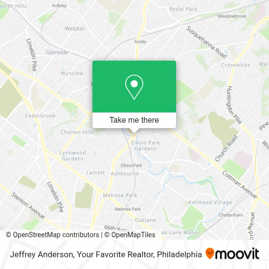 Jeffrey Anderson, Your Favorite Realtor map