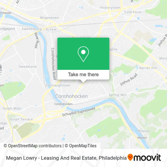 Megan Lowry - Leasing And Real Estate map