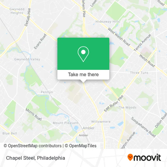 Chapel Steel map
