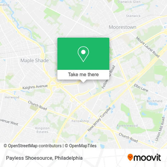 Payless Shoesource map