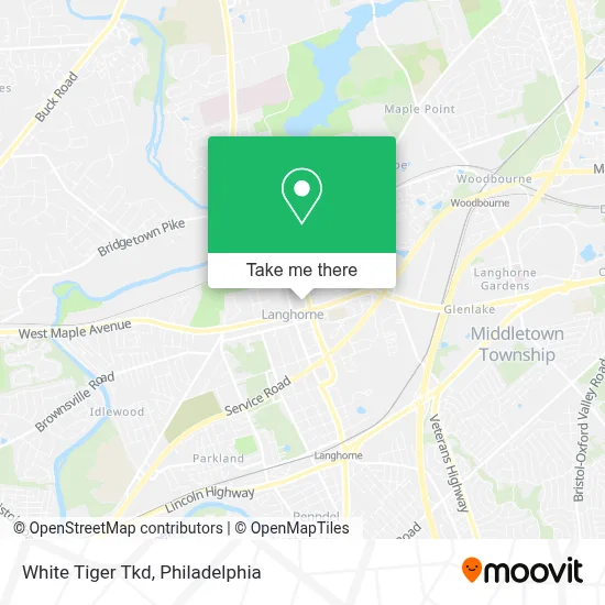 White Tiger Tkd map
