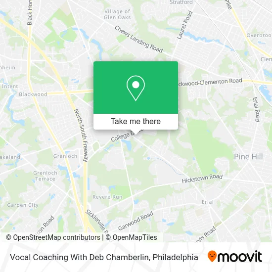 Vocal Coaching With Deb Chamberlin map