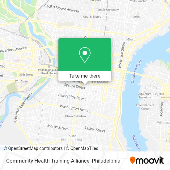 Community Health Training Alliance map