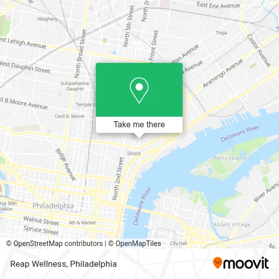 Reap Wellness map