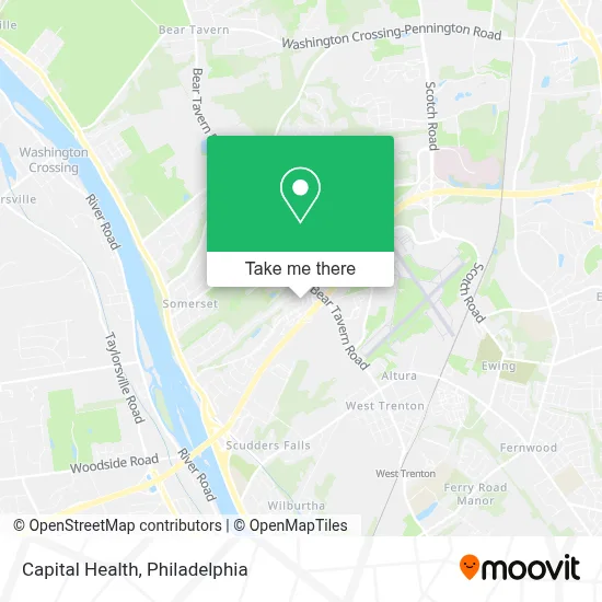 Capital Health map