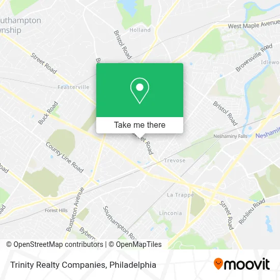 Trinity Realty Companies map