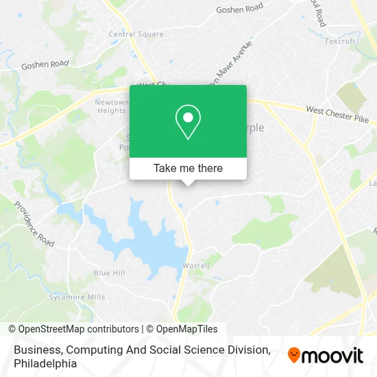 Business, Computing And Social Science Division map
