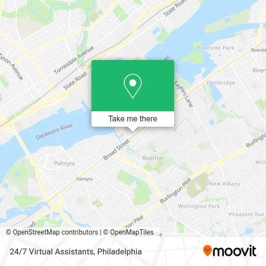24/7 Virtual Assistants map