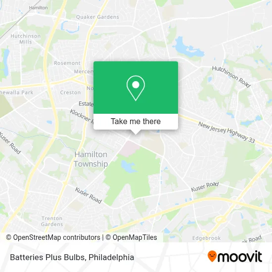 Batteries Plus Bulbs map