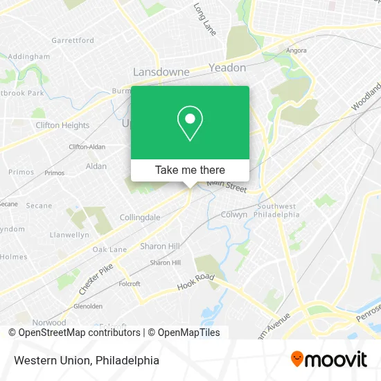 Western Union map