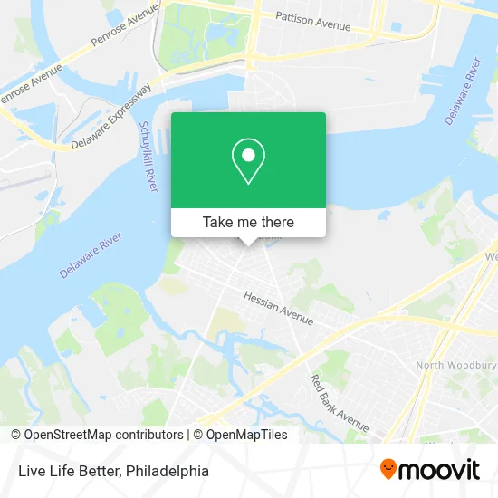 Live Life Better map