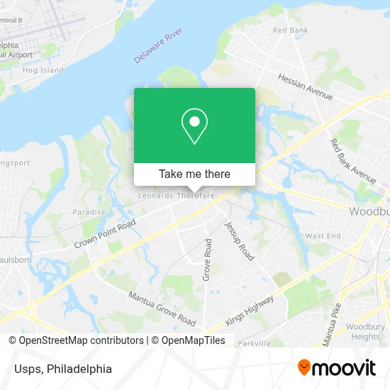 Usps map