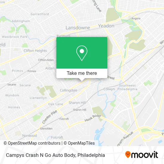 Campys Crash N Go Auto Body map