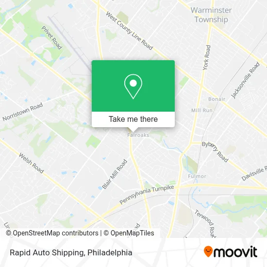 Rapid Auto Shipping map