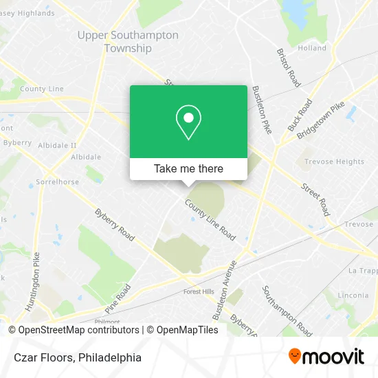 Czar Floors map