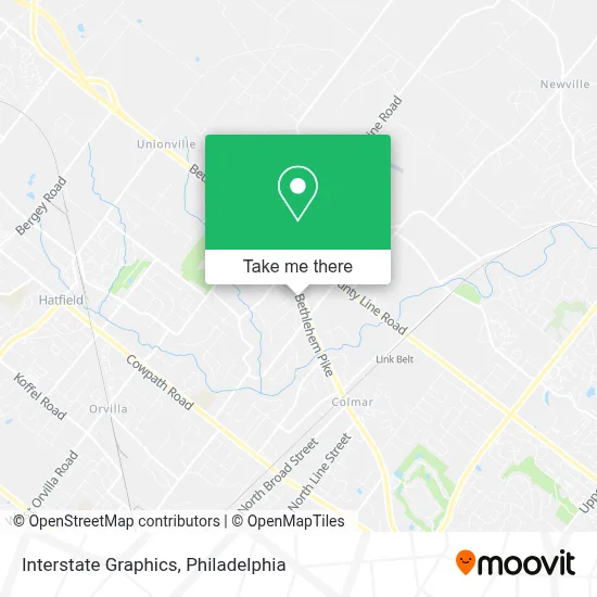 Interstate Graphics map