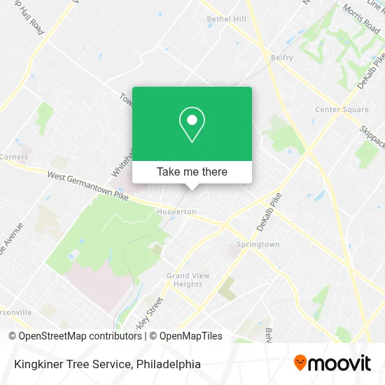 Kingkiner Tree Service map