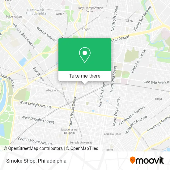 Smoke Shop map