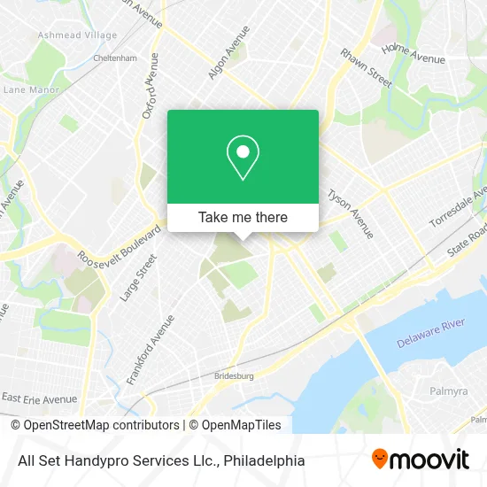 All Set Handypro Services Llc. map