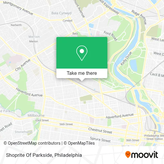 Shoprite Of Parkside map