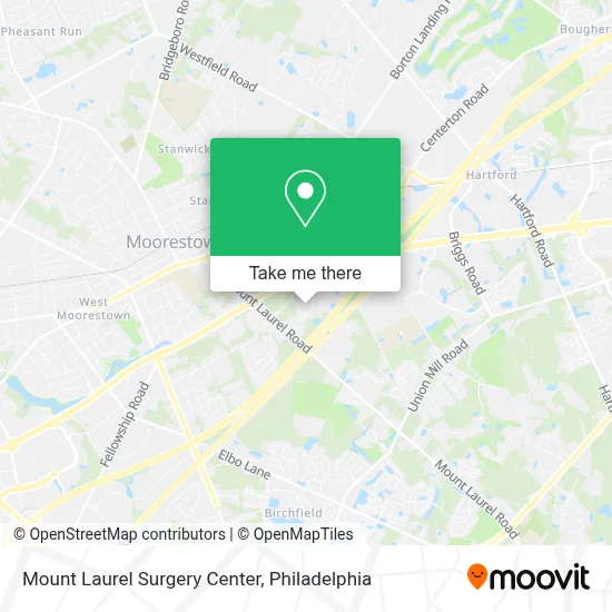 Mount Laurel Surgery Center map