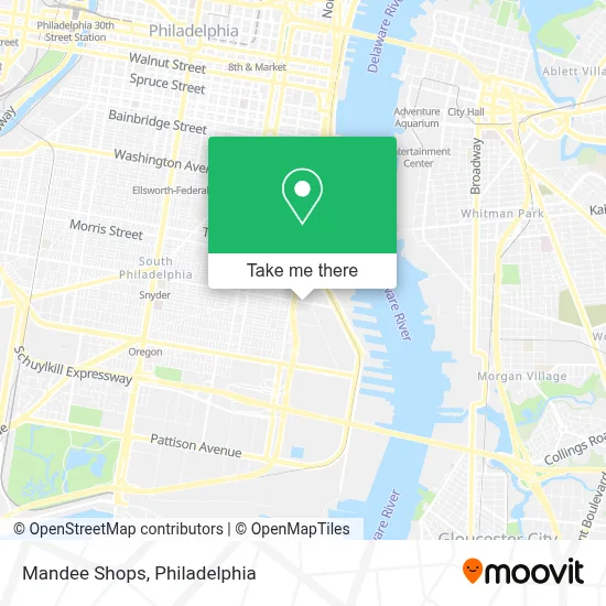Mandee Shops map