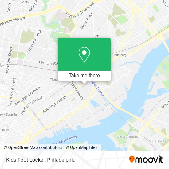 Kids Foot Locker map