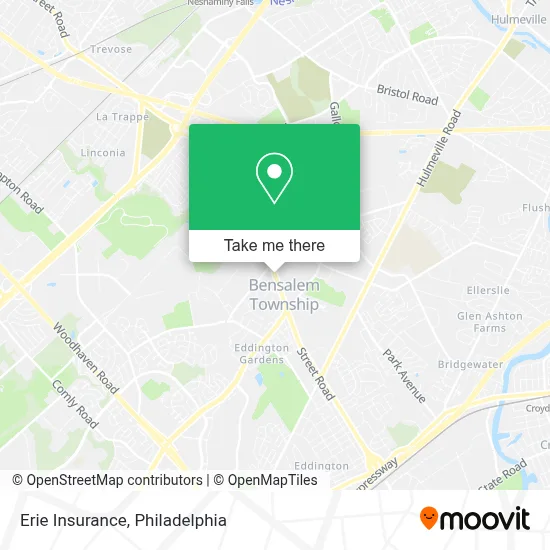 Erie Insurance map