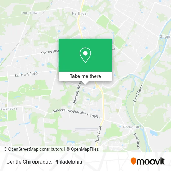 Gentle Chiropractic map