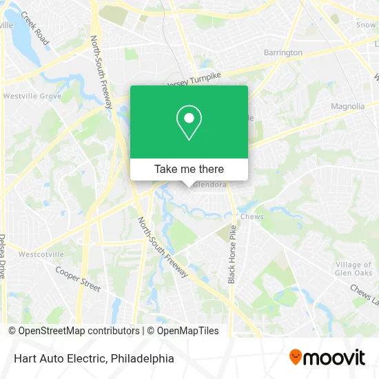 Hart Auto Electric map