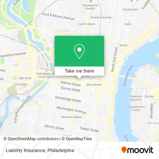 Liability Insurance map