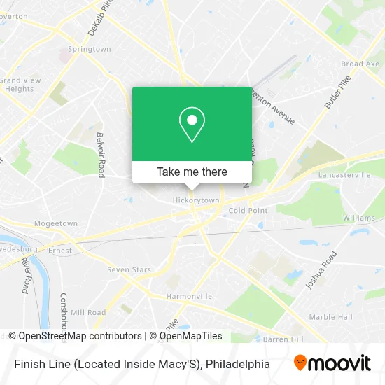 Finish Line (Located Inside Macy'S) map