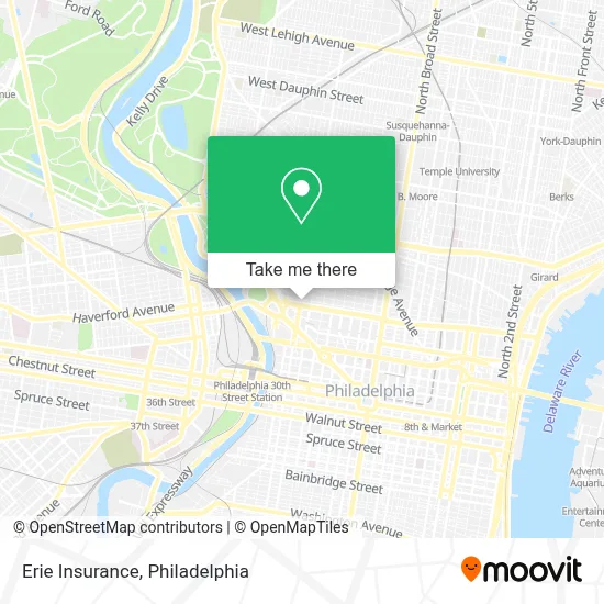 Erie Insurance map