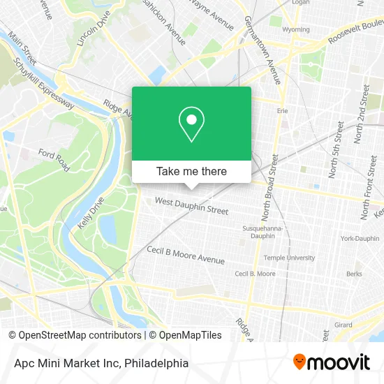 Apc Mini Market Inc map
